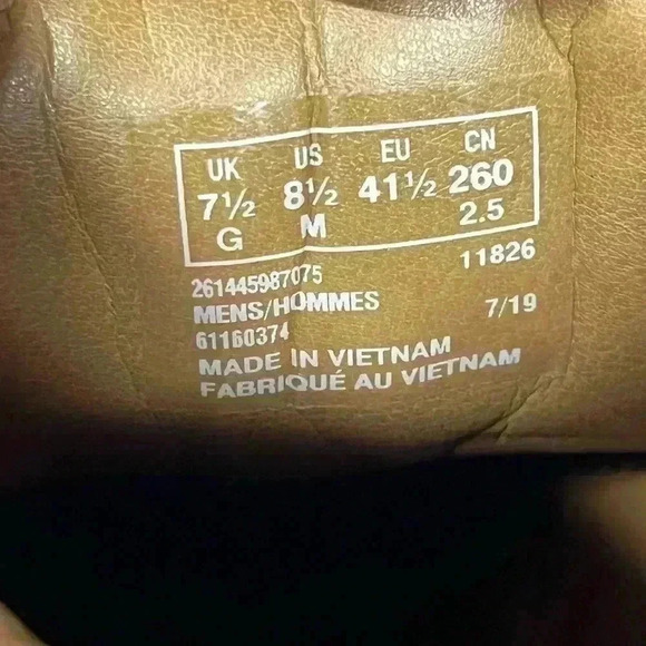 Clark’s Unstructured Un Larvik Peak Leather Boots Men’s 7.5 Brown comfy - Picture 7 of 7